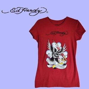 Women’s Ed Hardy Vintage Y2K Dead Stock T-Shirt Size S